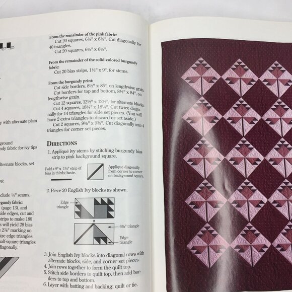 Vintage 1991 Rotary Riot 40 Fast Fabulous Quilts Judy Hopkins Nancy J Martin - Picture 4 of 12